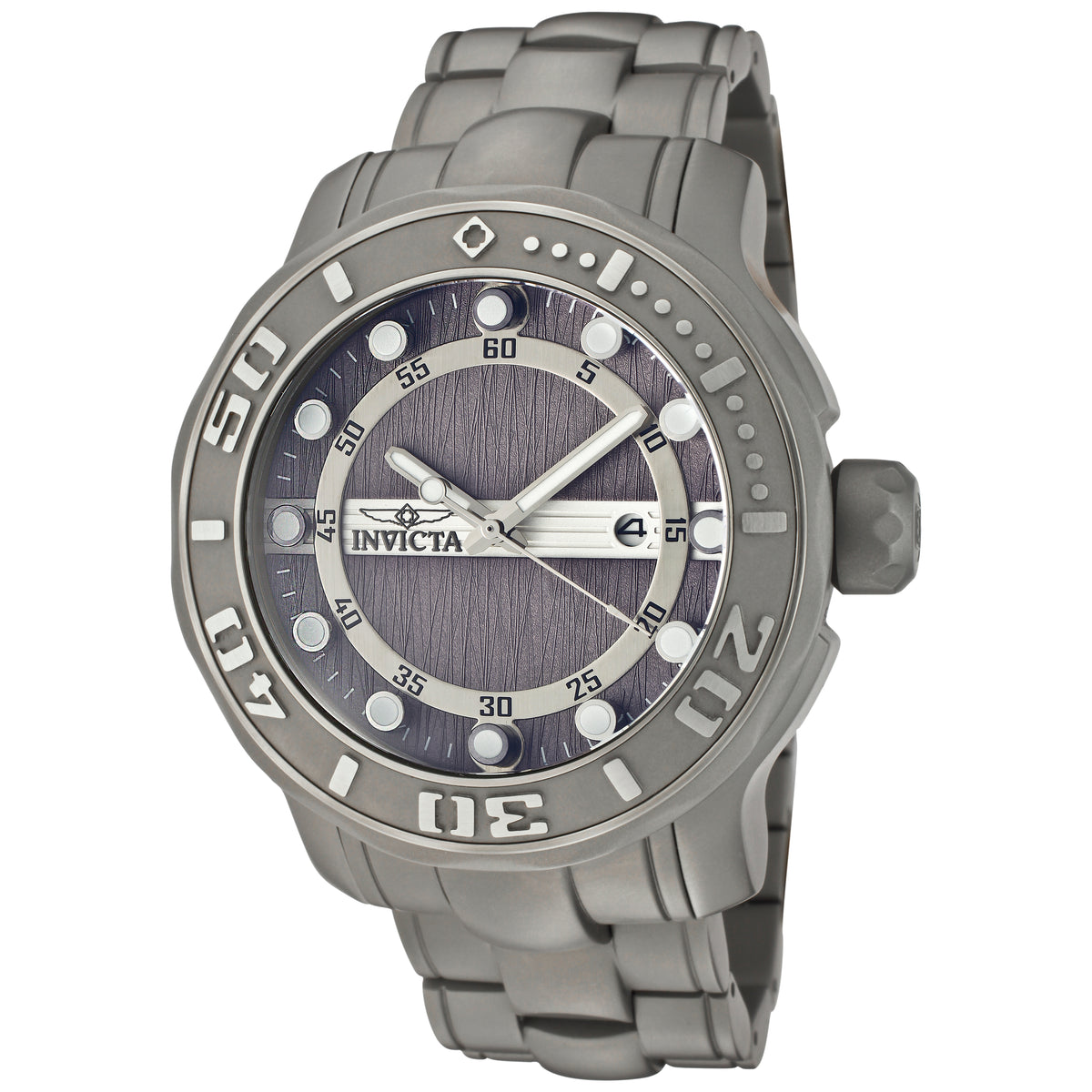 Invicta Men's 0887 Ocean Ghost Quartz Grey Dial Watch
