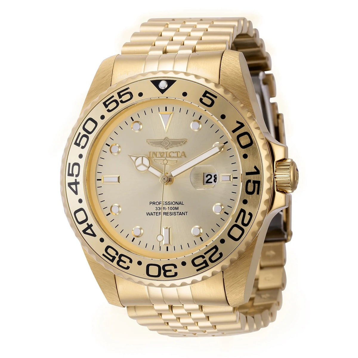 Invicta Pro Diver Men's Gold-tone Bracelet Quartz Watch - 44520