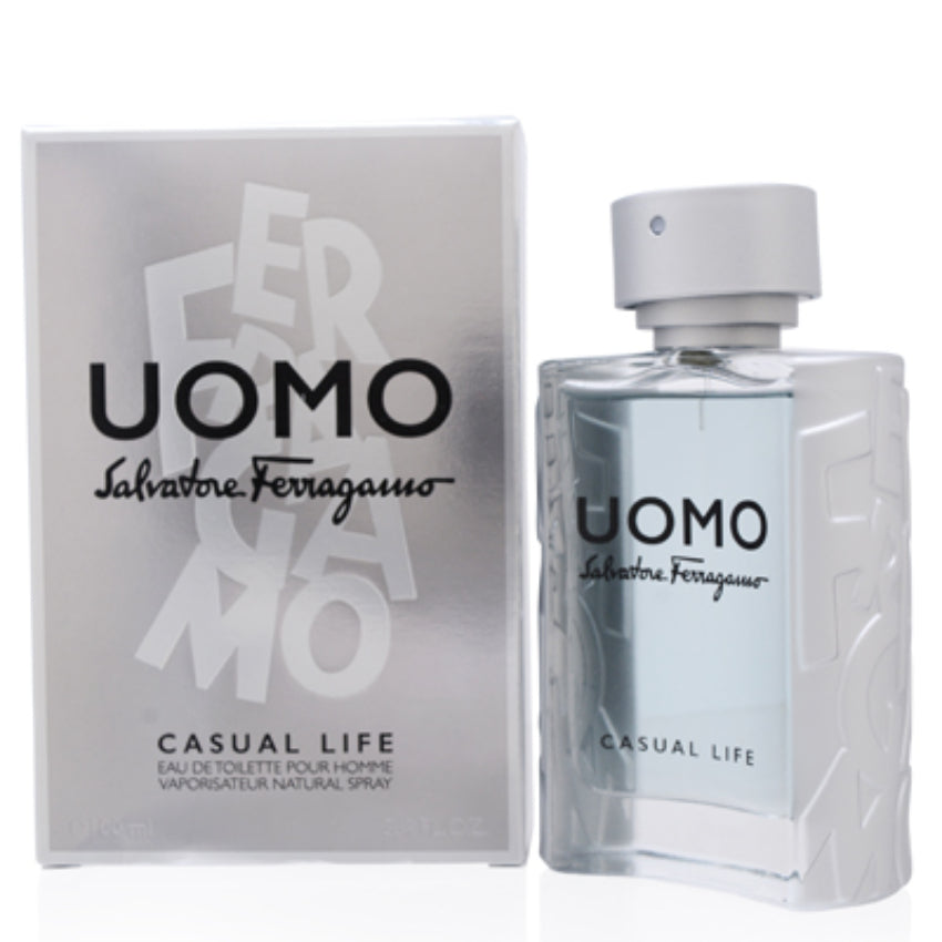 Uomo Casual Life by S. Ferragamo EDT Spray 3.4 oz (100 ml) for Men