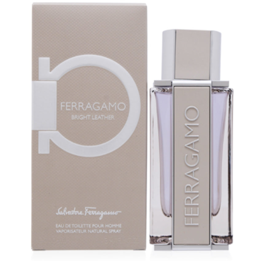 Ferragamo Bright Leather by S. Ferragamo EDT Spray 3.4 oz (100 ml) for Men