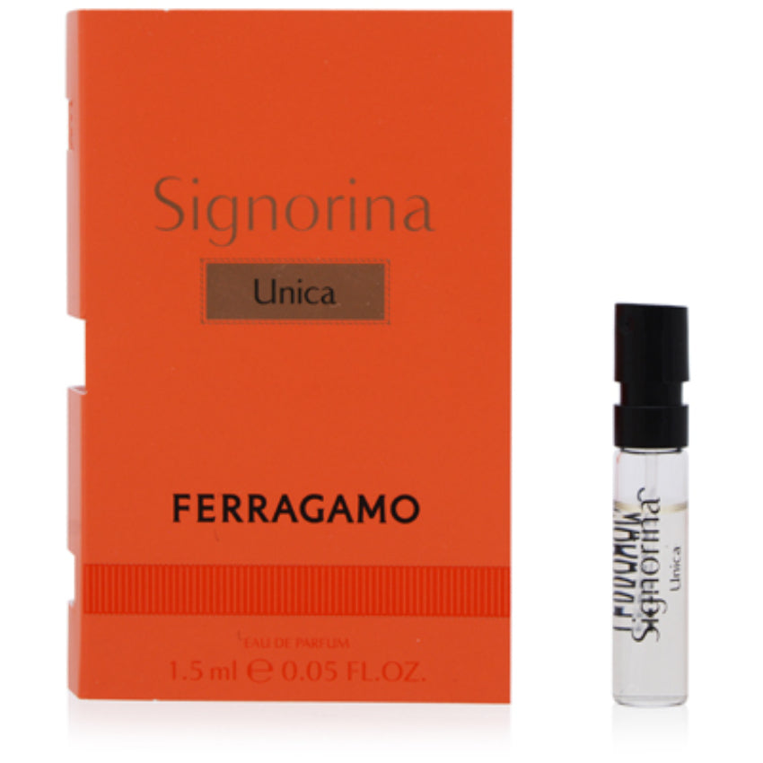 Signorina Unica by S. Ferragamo EDP Spray Vial 0.05 oz (1.5 ml) for Women