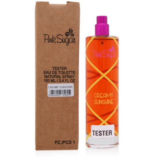 Pink Sugar Creamy Sunshine by Aquolina EDT Spray Tester 3.4 oz (100 ml) for Women