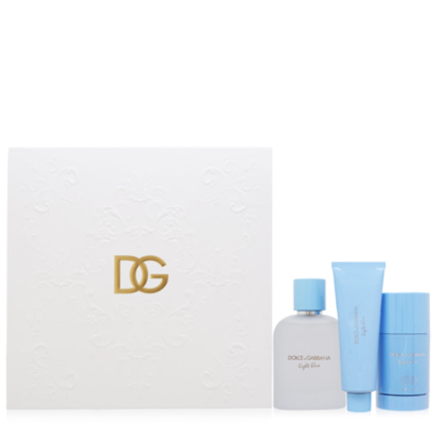 Light Blue pour Homme by D&G Set for Men