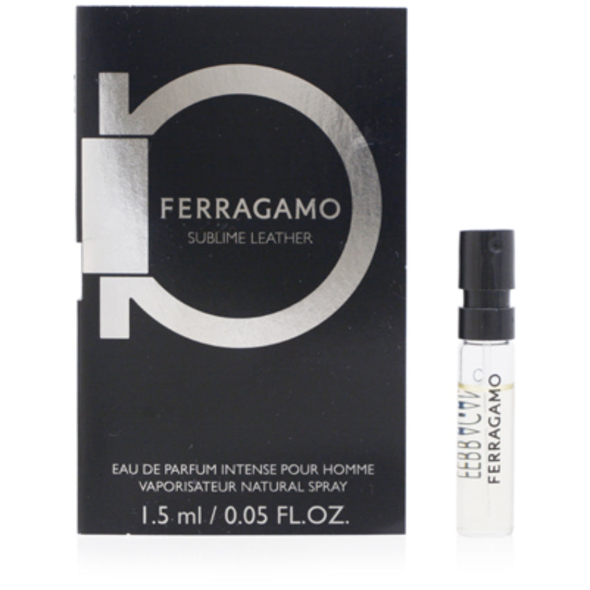 Sublime Leather by S. Ferragamo EDP Spray Vial 0.05 oz (1.5 ml) for Men