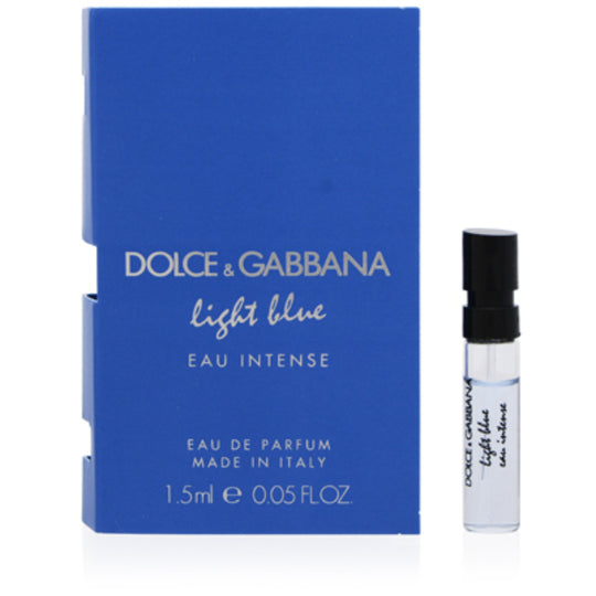 D&G Light Blue Eau Intense Eau De Parfum Spray 0.05 OZ (1.5 ml) For Women