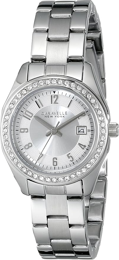 Bulova Caravelle New York Women's Silver Bracelet Quartz Watch - 43M108