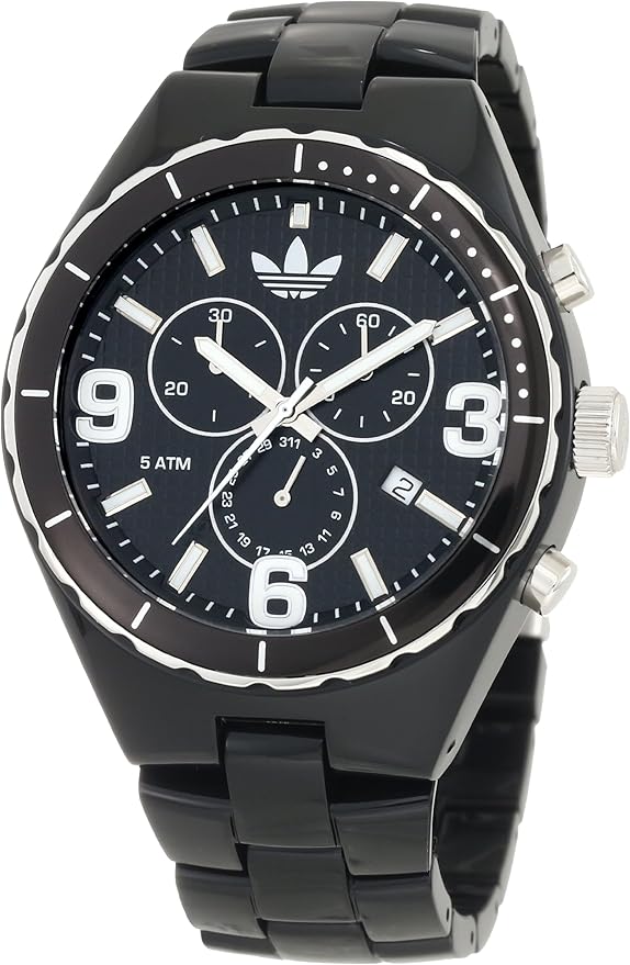 Adidas Cambridge Chronograph Men's Black Bracelet Quartz Watch - ADH2598