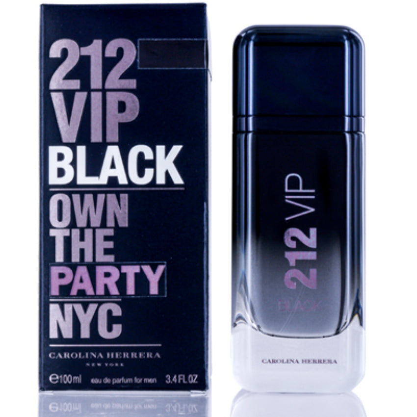 212 VIP Black Men by Carolina Herrera EDP Spray 3.4 oz (100 ml) for Men