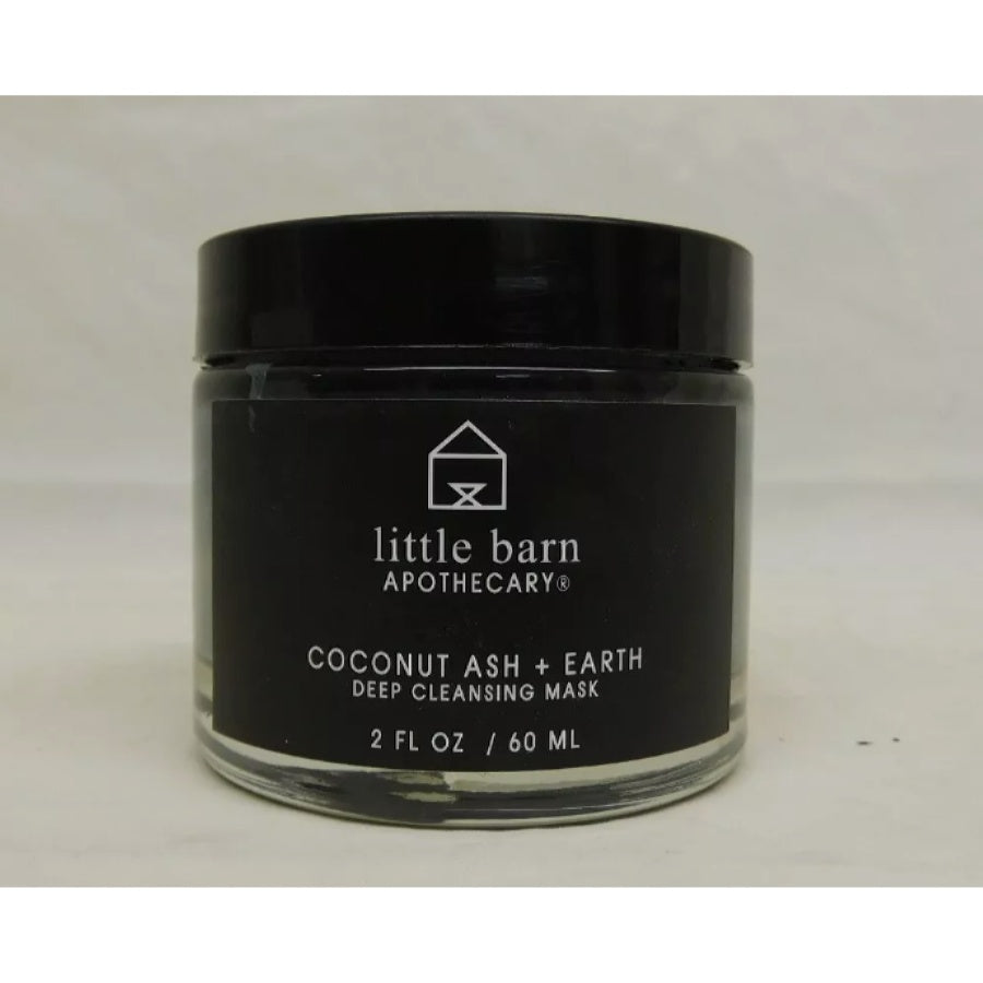 Little Barn Apothecary Coconut Ash+Earth Deep Cleansing Face Mask 2.0 OZ