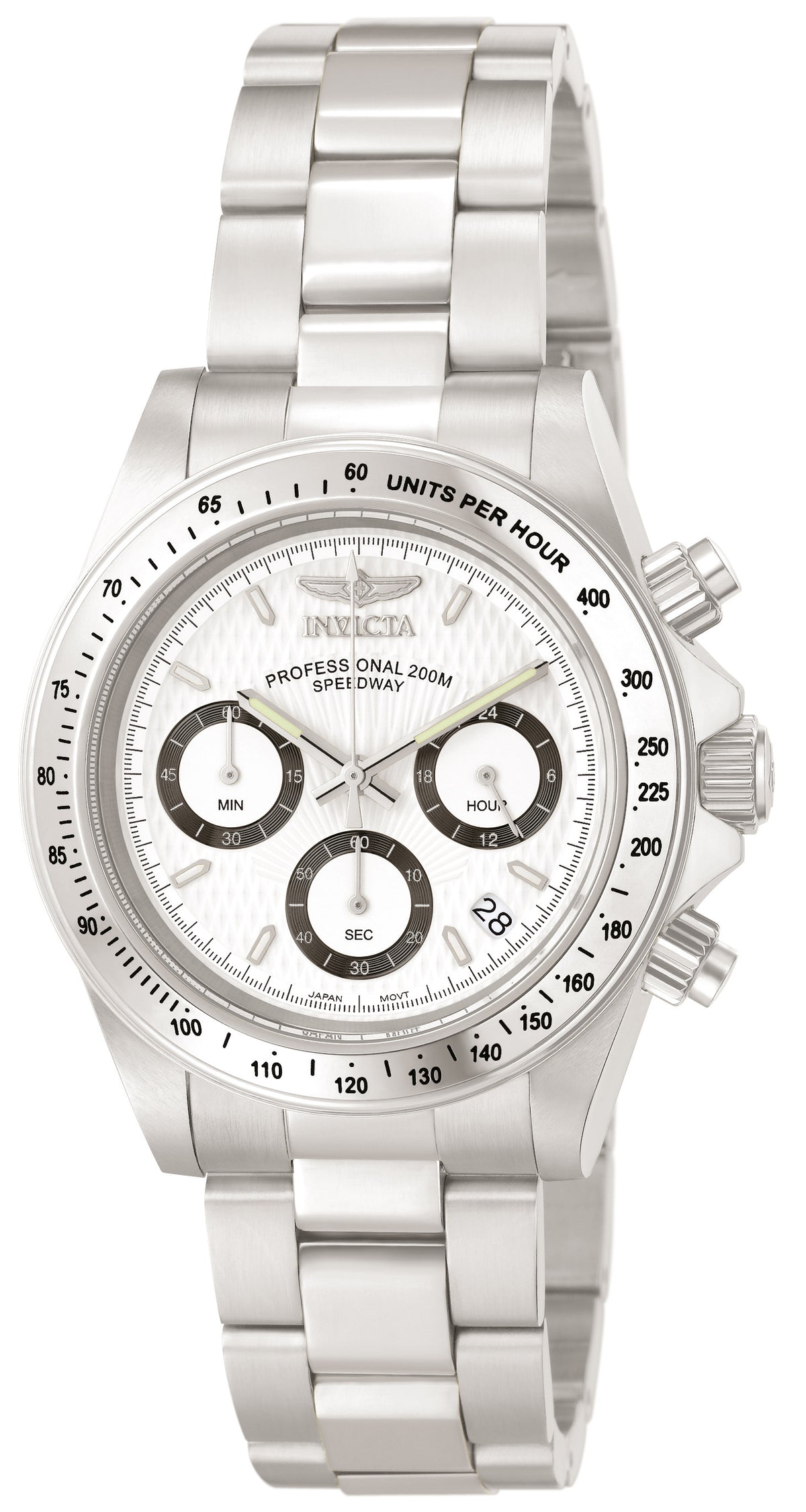 Invicta Men's 9211 Speedway  Quartz Chronograph White Dial Watch
