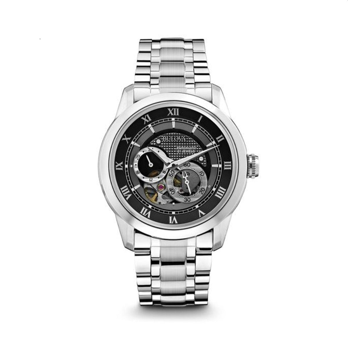 Bulova Men's 96A119 Silver Stainless Steel Watch