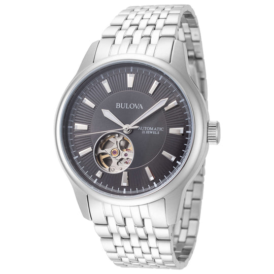 Bulova Classic Collection Men's Silver-tone Bracelet Automatic Watch - 96A190