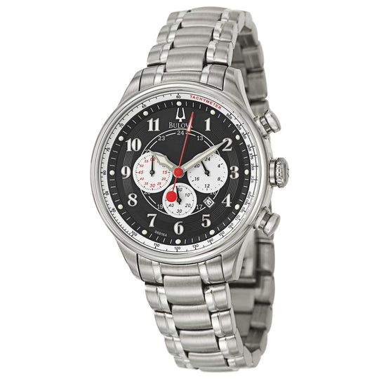 Bulova Adventurer Men's Silver Bracelet Quartz Watch - 96B164