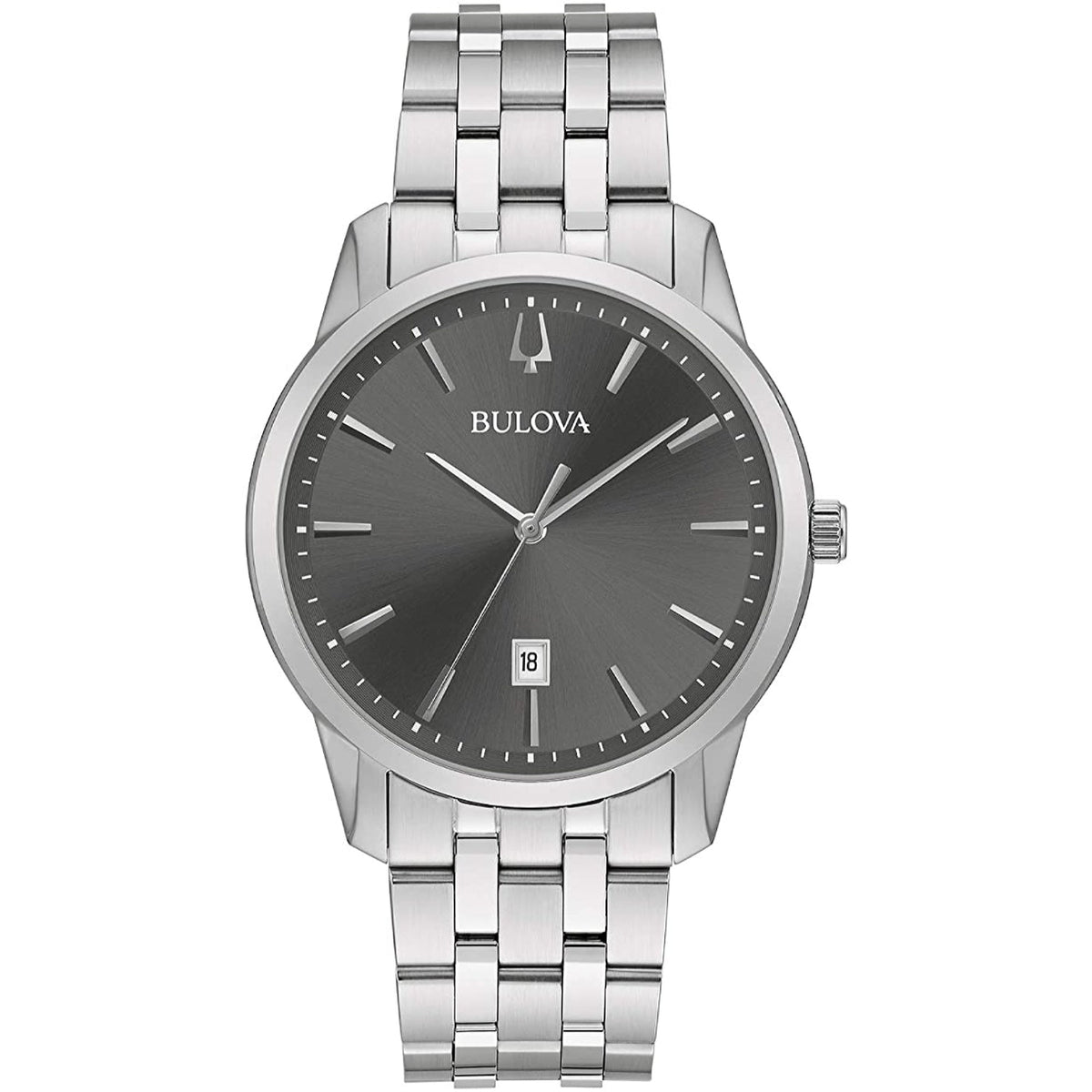 Bulova Men's 96B341 Silver Stainless Steel Watch