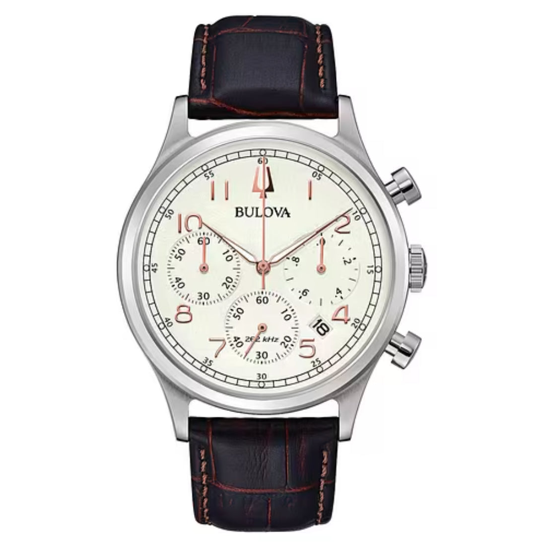 Bulova Precisionist High Performance Collection Men's Brown Strap Quartz Watch - 96B355