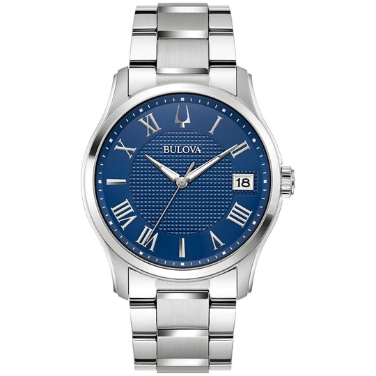 Bulova Wilton Men's Silver-tone Bracelet Quartz Watch - 96B386