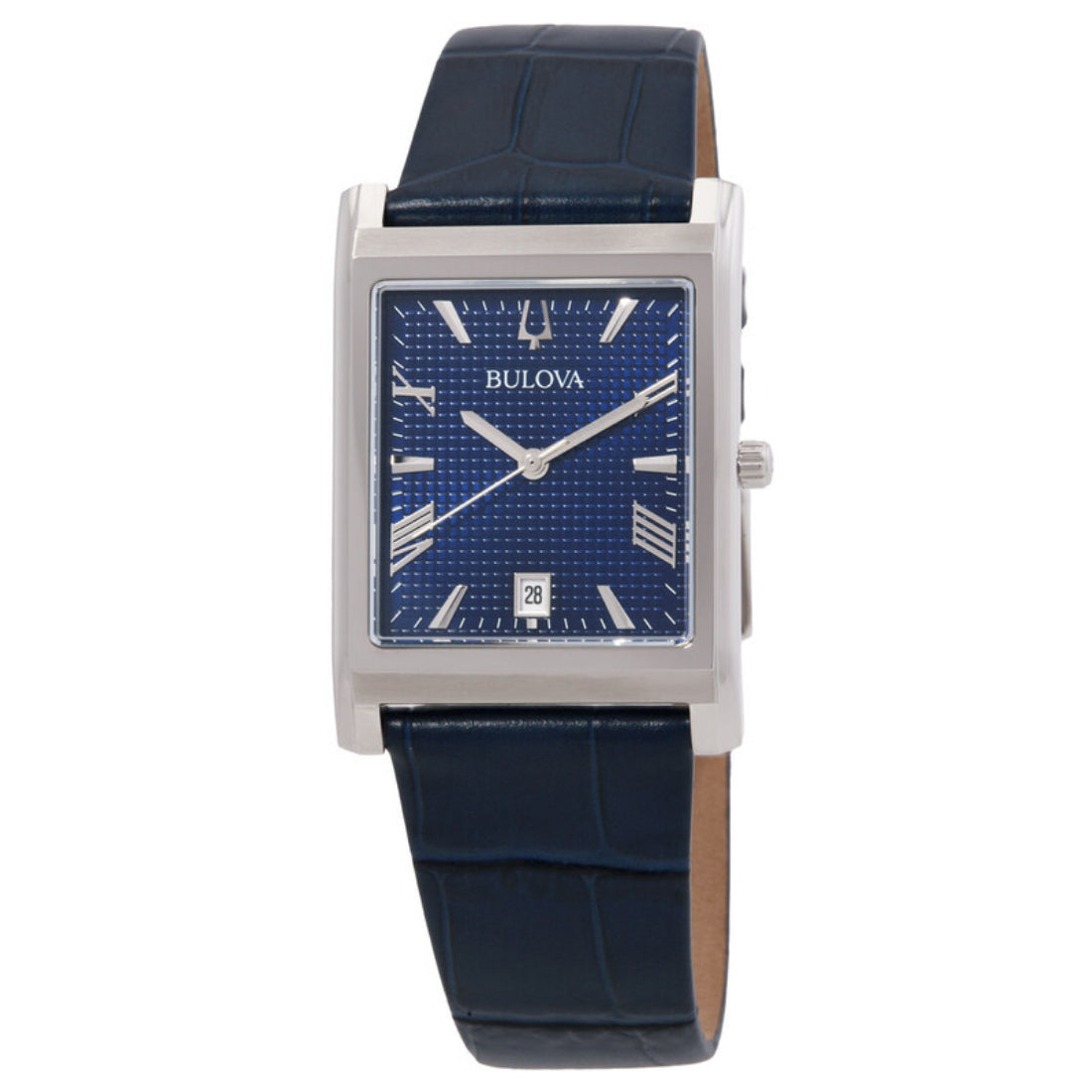 Bulova Sutton Men's Blue Strap Quartz Watch - 96B442