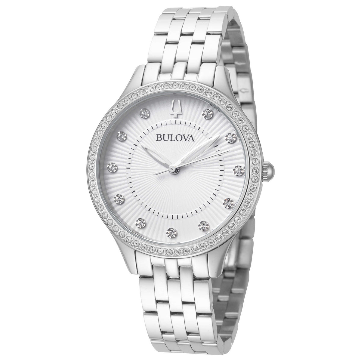 Bulova Classic Collection Women's Silver Bracelet Quartz Watch - 96L270