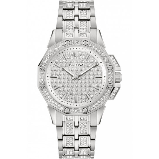 Bulova Octava Collection Women's Silver Bracelet Quartz Watch - 96L305