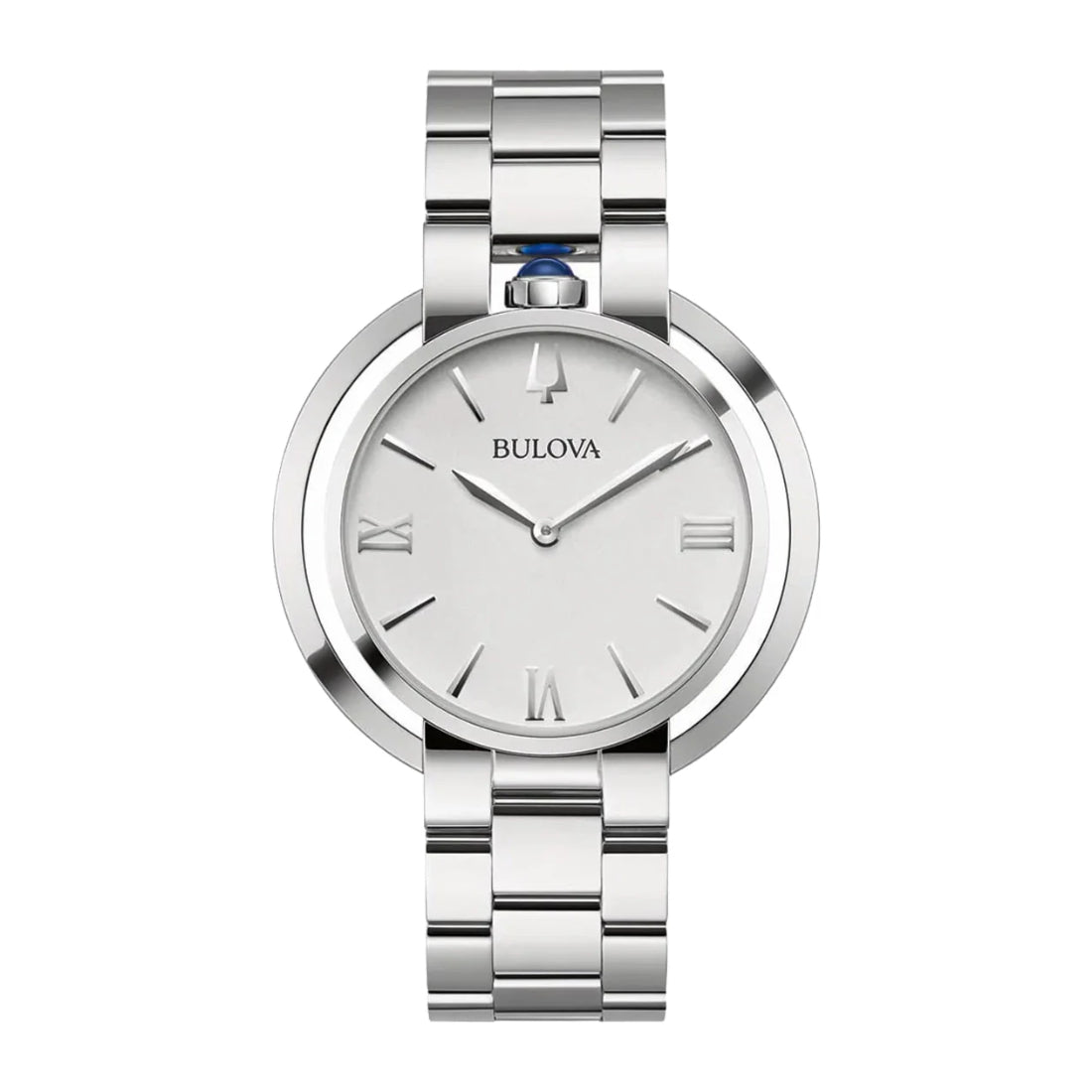 Bulova Rubaiyat Collection Women's Silver-tone Bracelet Quartz Watch - 96L306