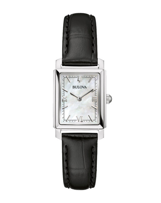 Bulova Bulova Sutton Women's Black Strap Quartz Watch - 96L330