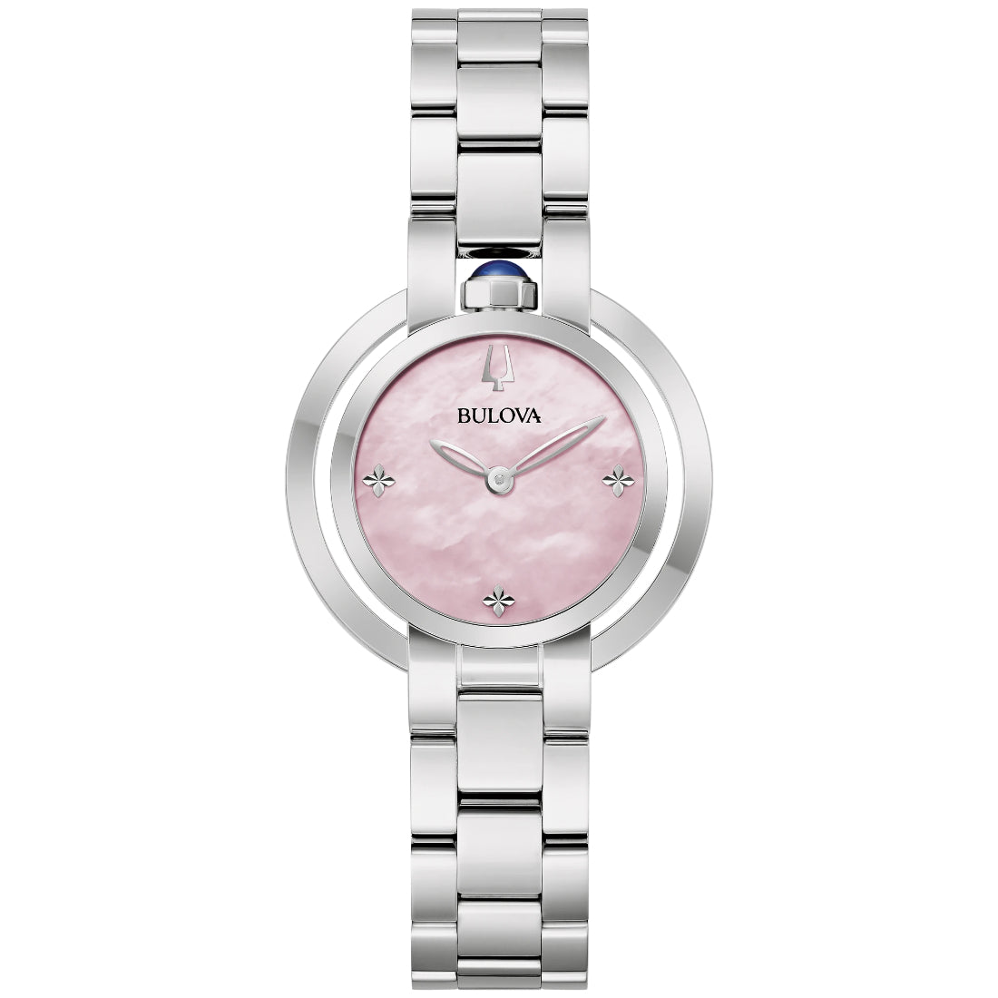 Bulova Rubaiyat Women's Silver-tone Bracelet Quartz Watch - 96L338