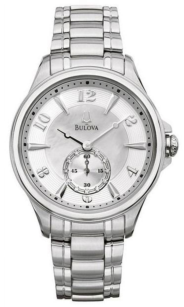 Bulova Adventurer Women's Silver Bracelet Quartz Watch - 96P116
