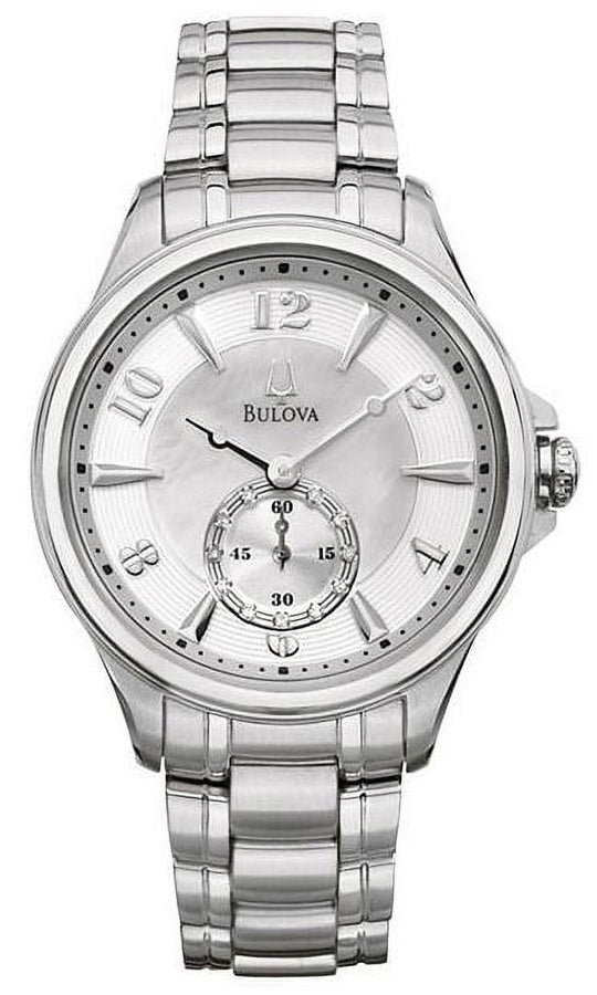Bulova Adventurer Women's Silver Bracelet Quartz Watch - 96P116