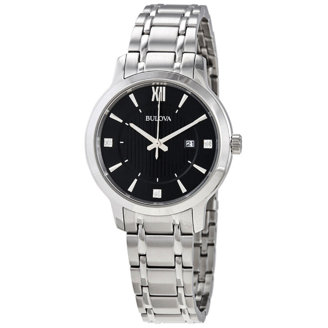 Bulova Classic Women's Silver Bracelet Quartz Watch - 96P185
