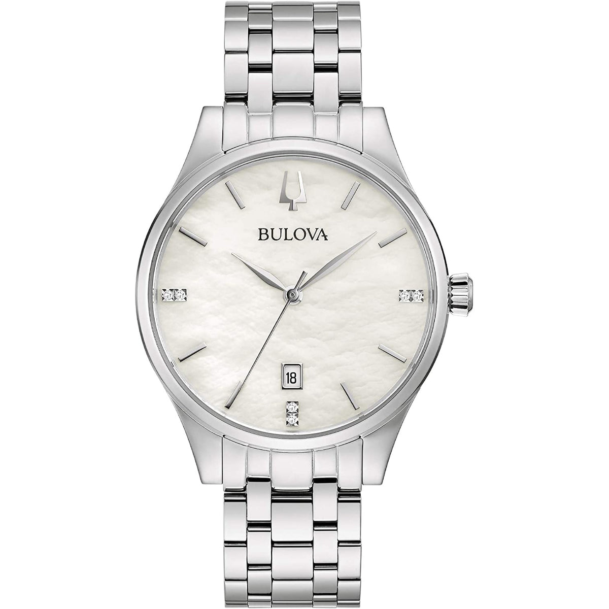 Bulova Bulova Classic Women's Silver Bracelet Quartz Watch - 96P220