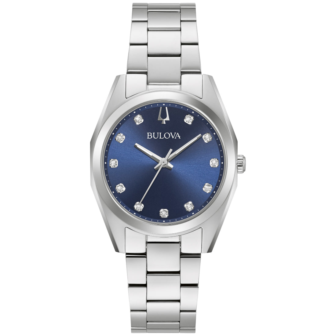 Bulova Surveyor Women's Silver-tone Bracelet Quartz Watch - 96P229