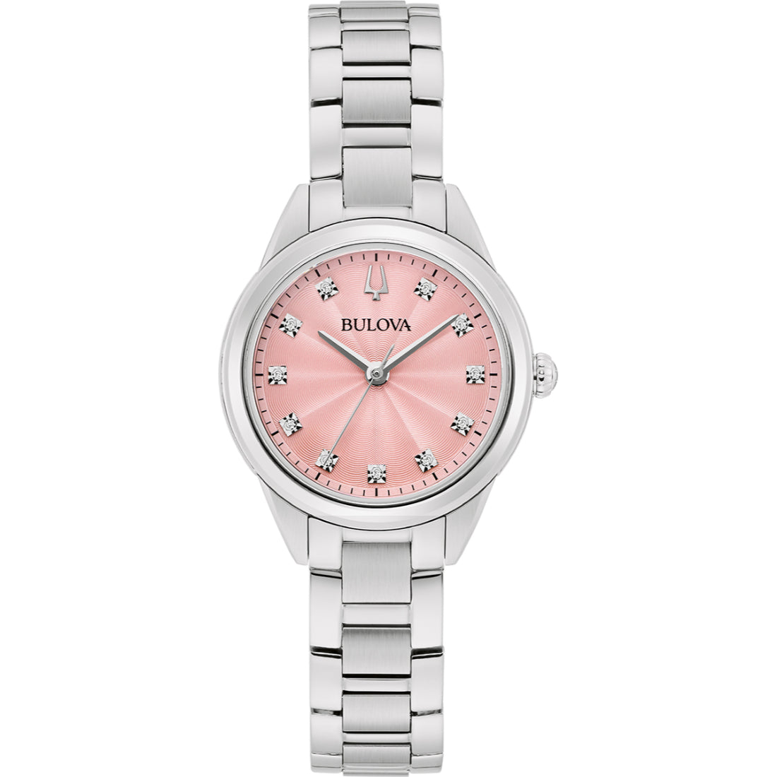 Bulova Sutton Collection Women's Silver-tone Bracelet Quartz Watch - 96P249