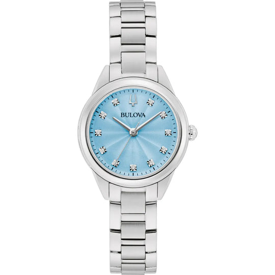 Bulova Sutton Collection Women's Silver-tone Bracelet Quartz Watch - 96P250