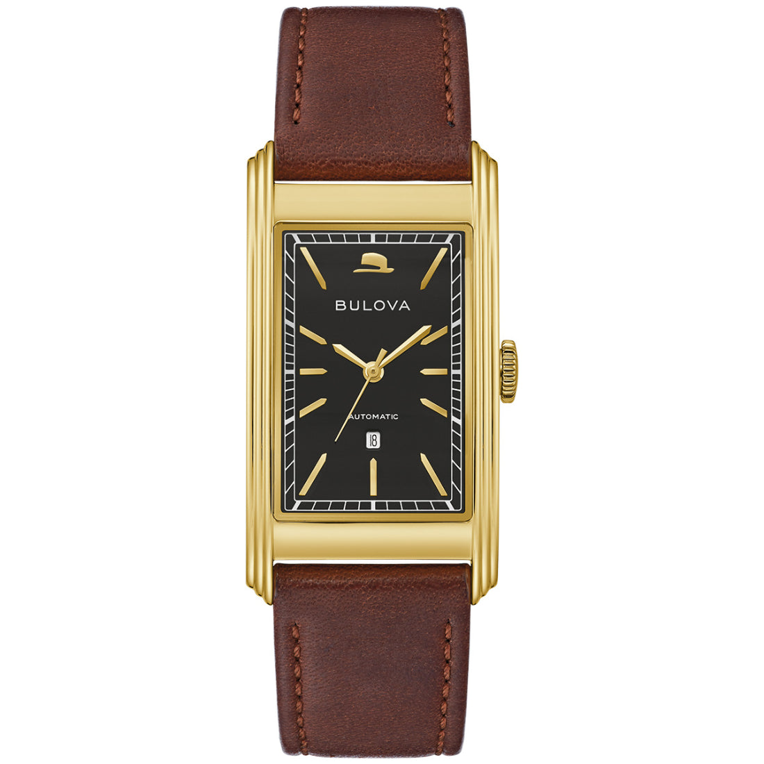 Bulova Frank Sinatra Collection – “Chairman of the Board” Men's Brown Strap Quartz Watch - 97B224
