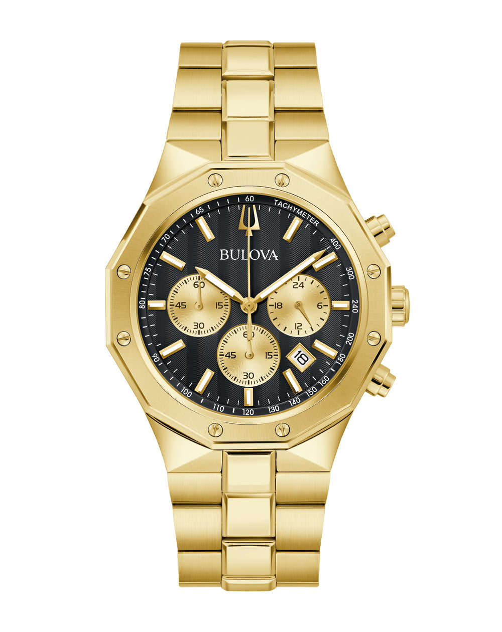 Bulova Prestige Classic Men's Gold-tone Bracelet Quartz Watch - 97B232