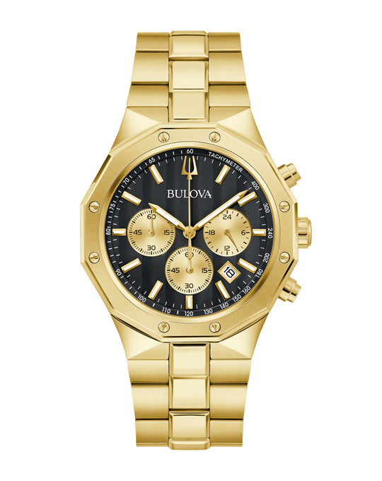 Bulova Prestige Classic Men's Gold-tone Bracelet Quartz Watch - 97B232