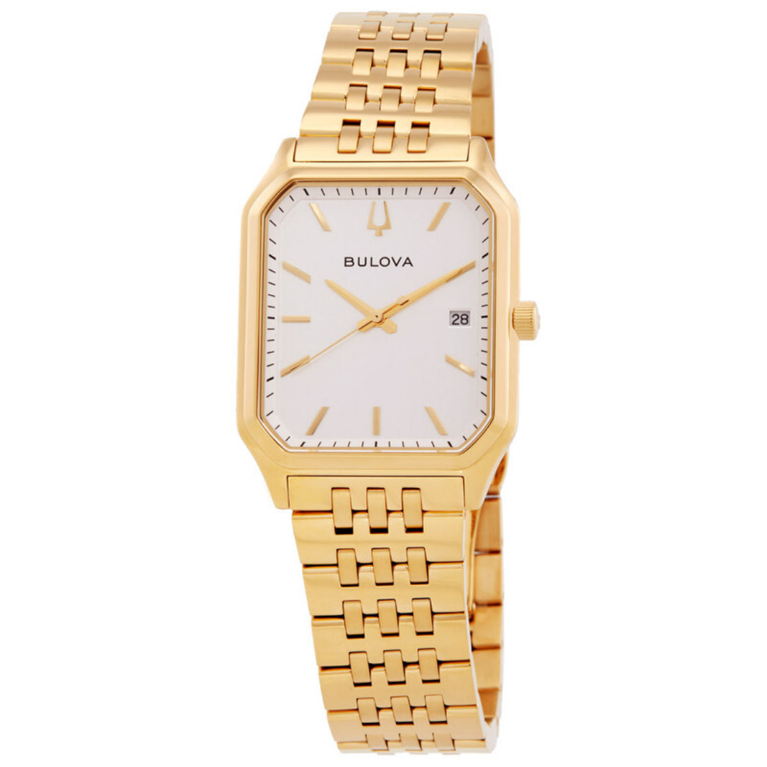 Bulova We Are All Here Men's Gold-tone Bracelet Quartz Watch - 97B236