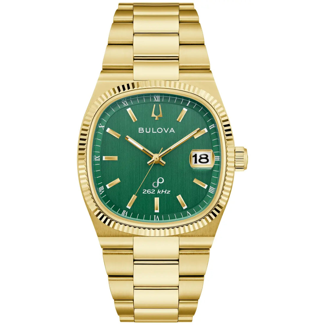 Bulova Super Seville Precisionist Men's Gold-tone Bracelet Quartz Watch - 97B237
