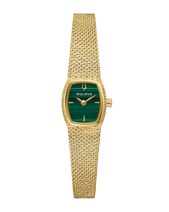 Bulova Goddess of Time Women's Gold-tone Bracelet Quartz Watch - 97L184