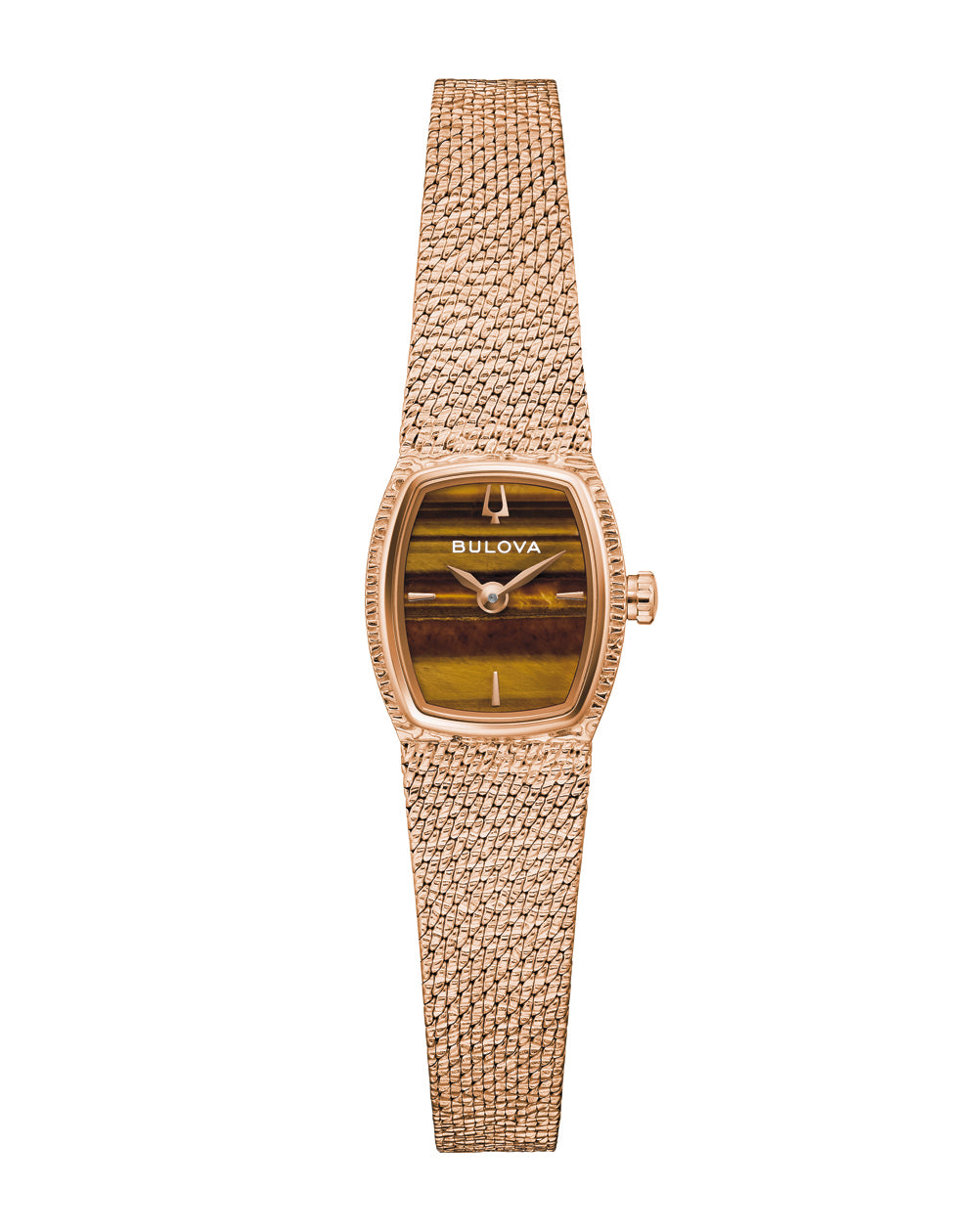 Bulova Goddess of Time Women's Rose Gold-tone Bracelet Quartz Watch - 97L185