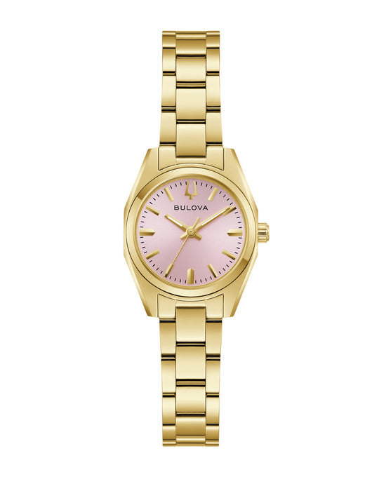 Bulova Surveyor Mini Women's Gold-tone Bracelet Quartz Watch - 97L187