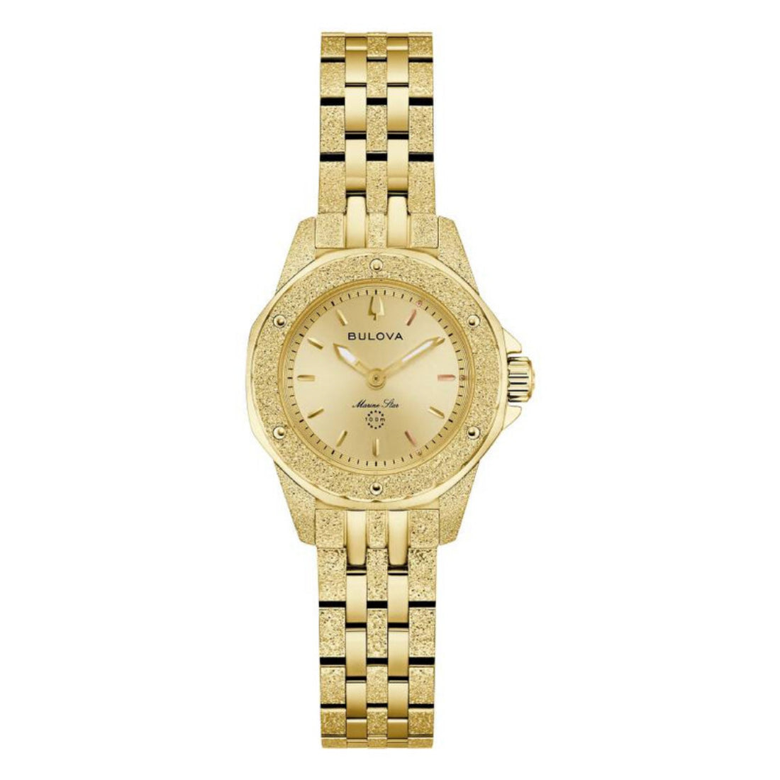 Bulova Marine Star Marc Anthony Women's Gold Bracelet Quartz Watch - 97L192