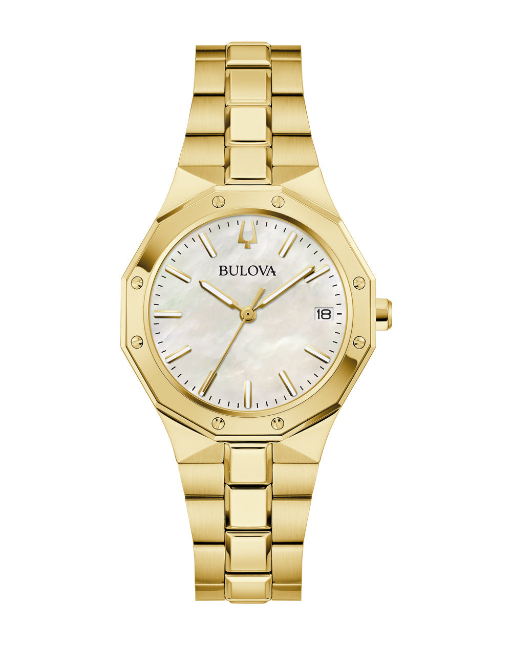 Bulova Prestige Classic Women's Gold-tone Bracelet Quartz Watch - 97M119