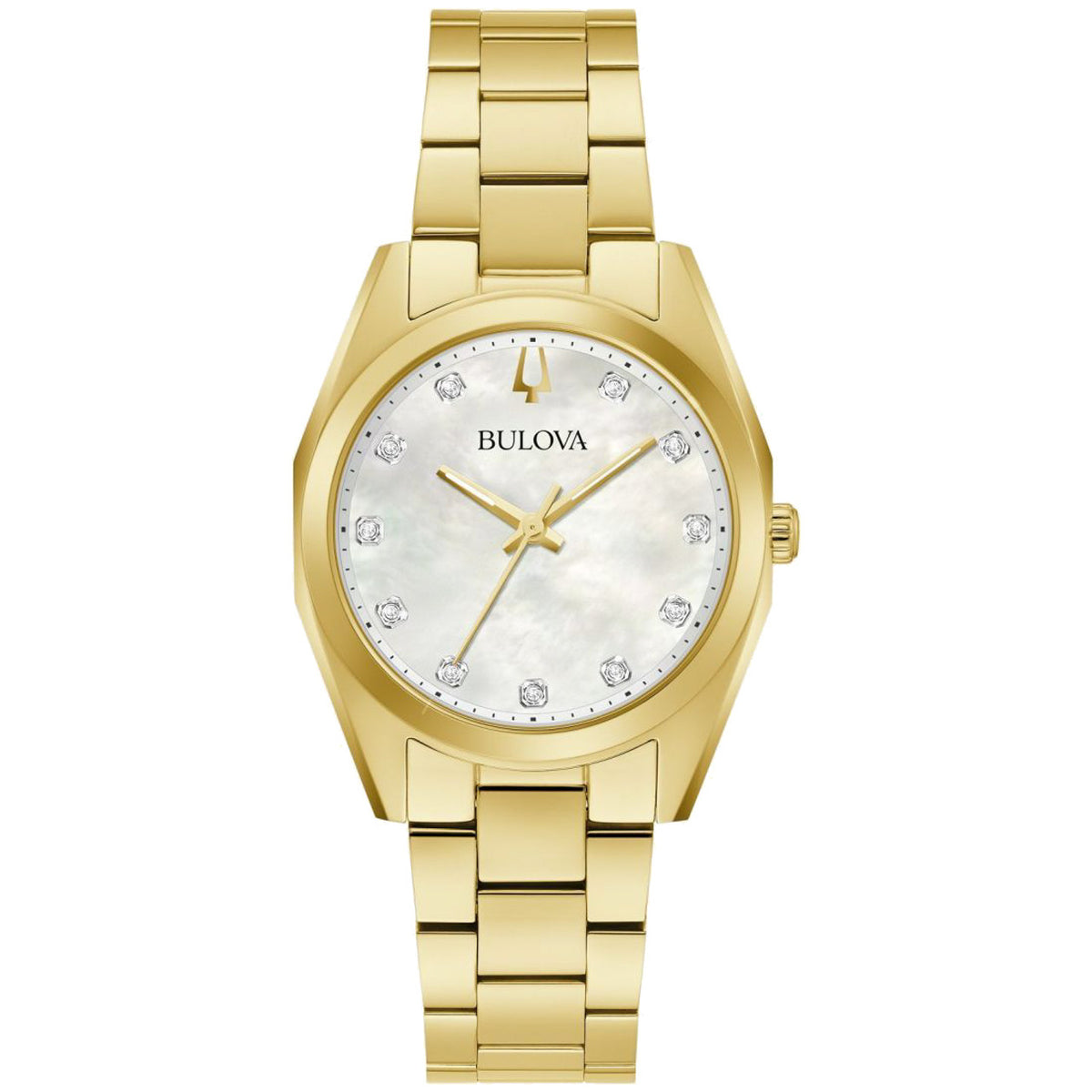 Bulova Surveyor Women's Gold-tone Bracelet Quartz Watch - 97P172