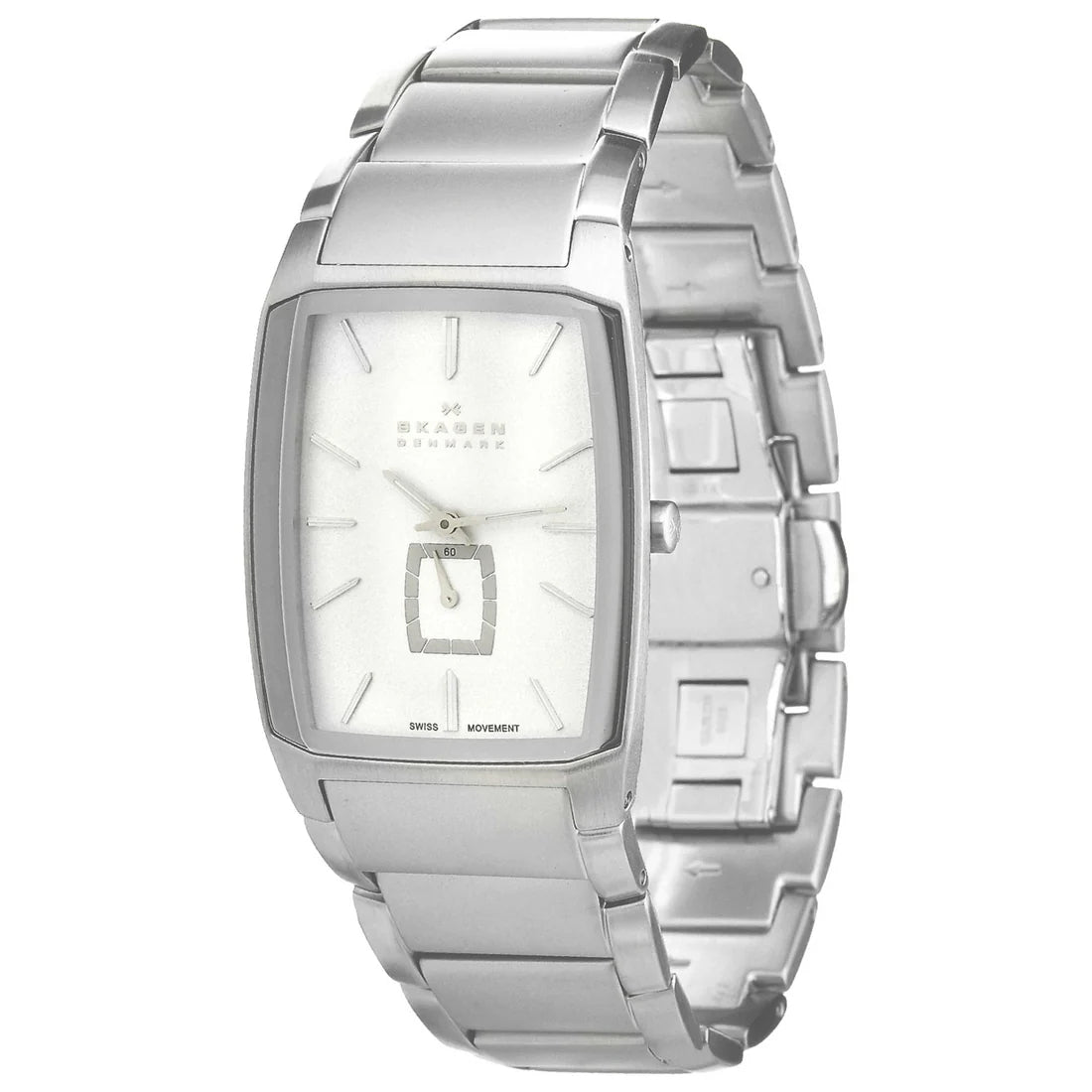 Skagen Classic Men's Grey Dial Stainless Steel Bracelet Quartz Watch 984XLSXS