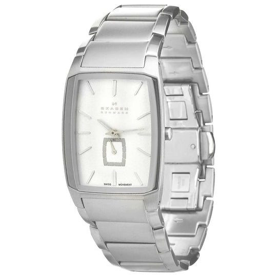 Skagen Classic Men's Grey Dial Stainless Steel Bracelet Quartz Watch 984XLSXS