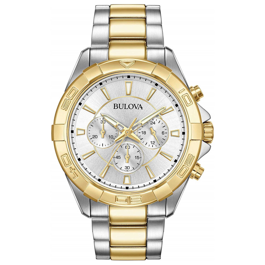 Bulova Classic Special Edition Men's Two-tone/Silver and Gold Bracelet Quartz Watch - 98A221