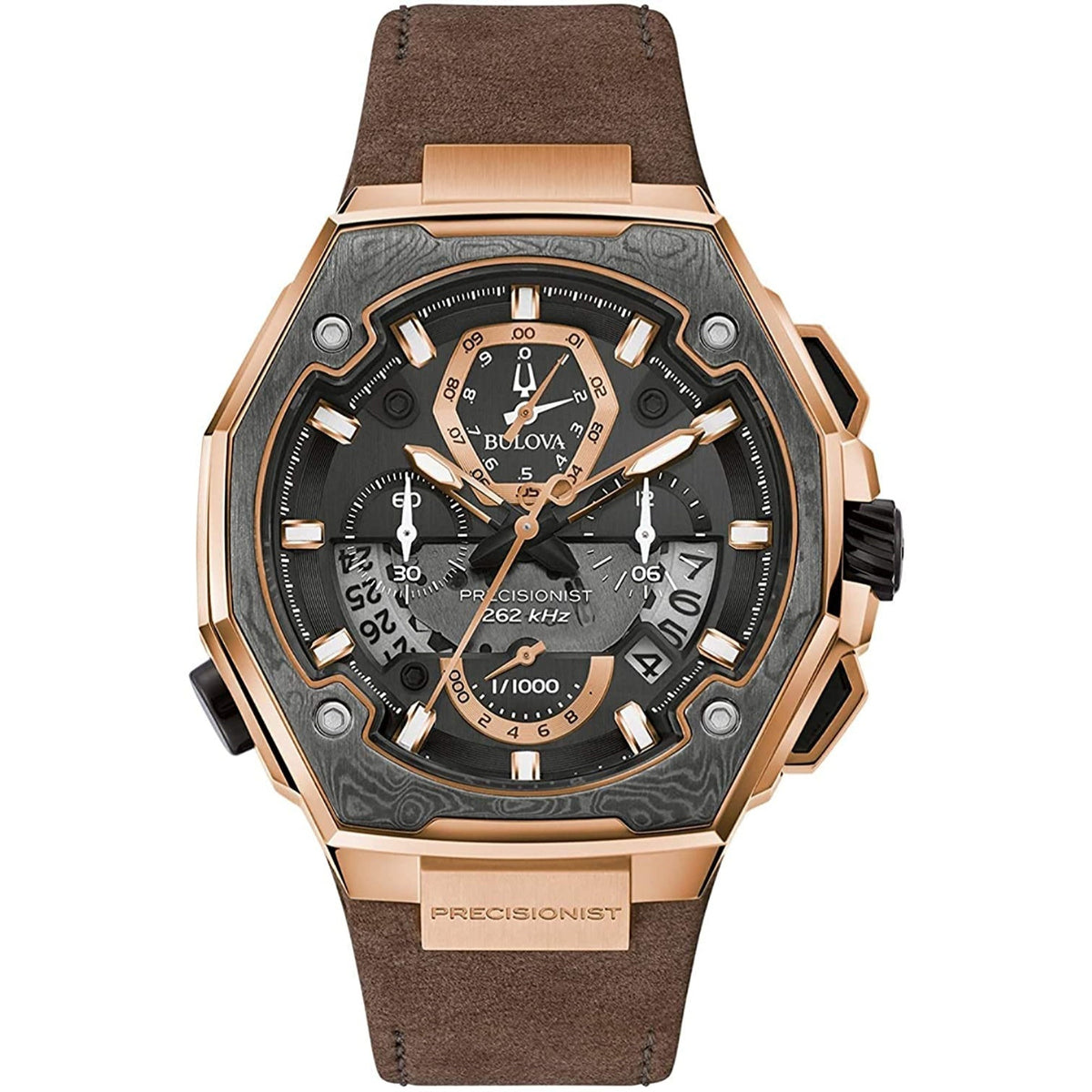 Bulova Men's 98B356 Brown Leather Watch
