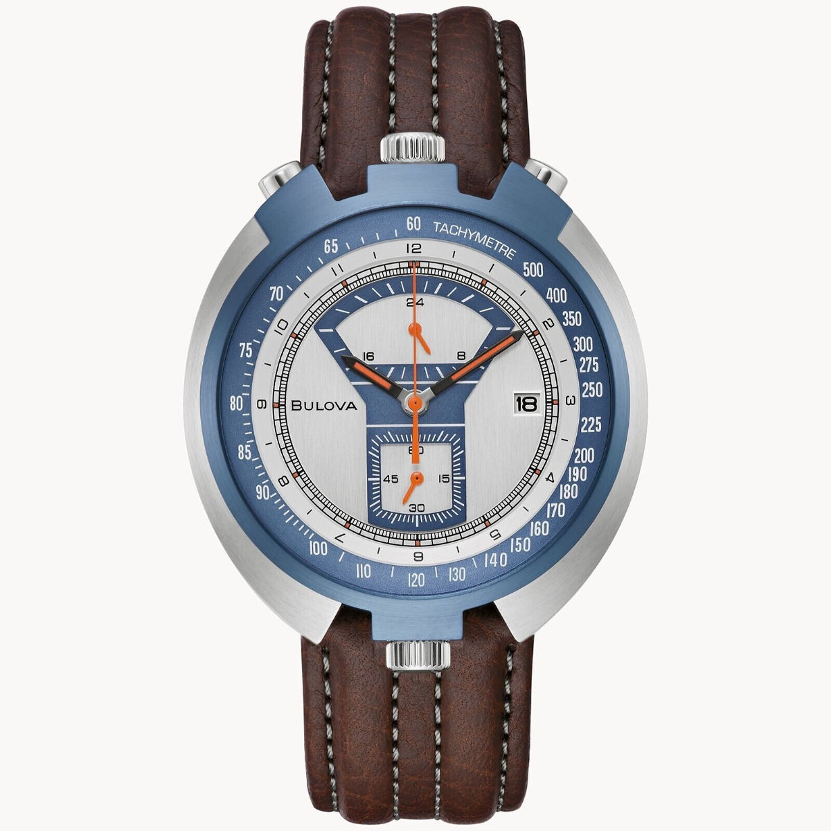 Bulova Archive Series - Parking Meter Men's Brown Strap Quartz Watch - 98B390