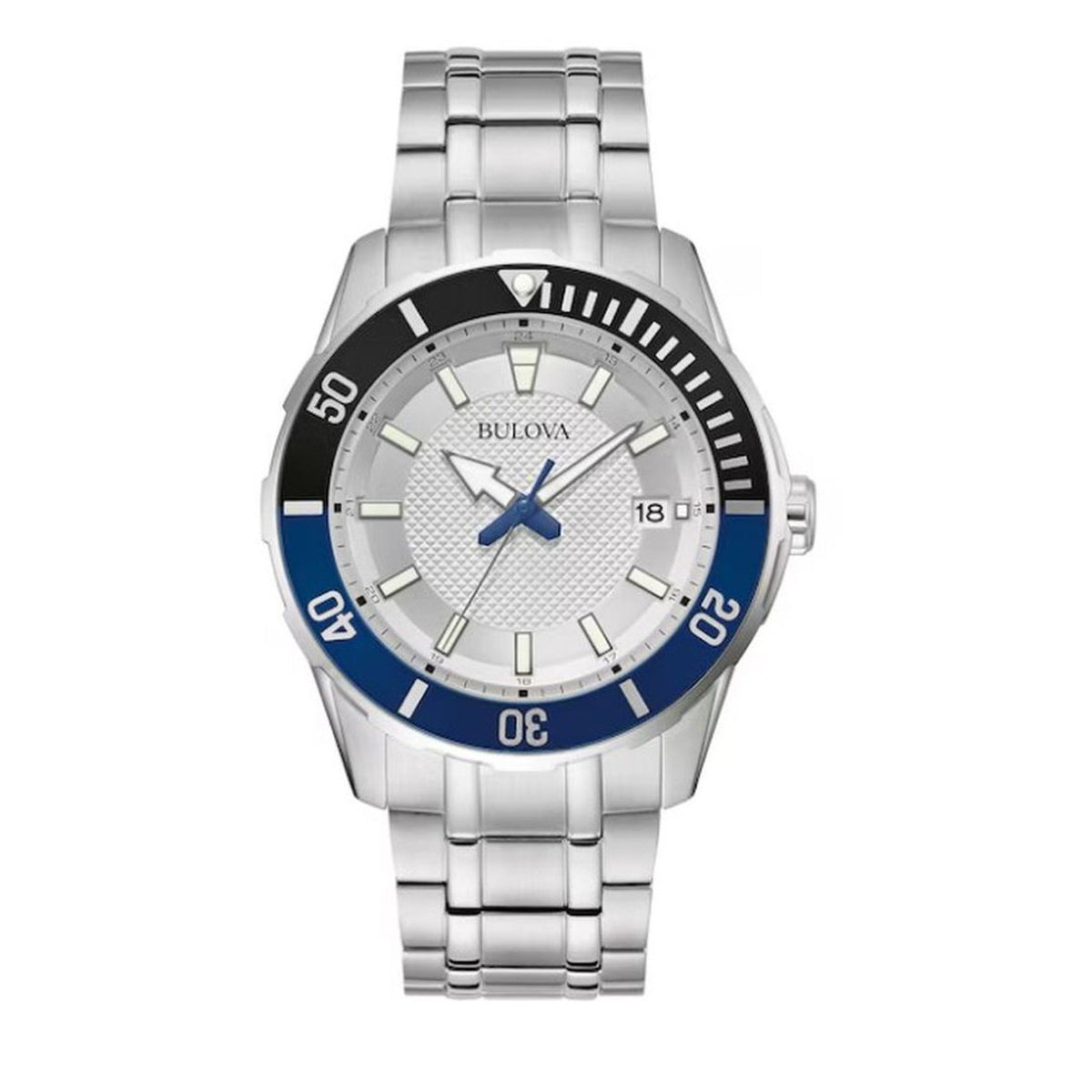 Bulova Classic Collection Men's Silver-tone Bracelet Quartz Watch - 98B441